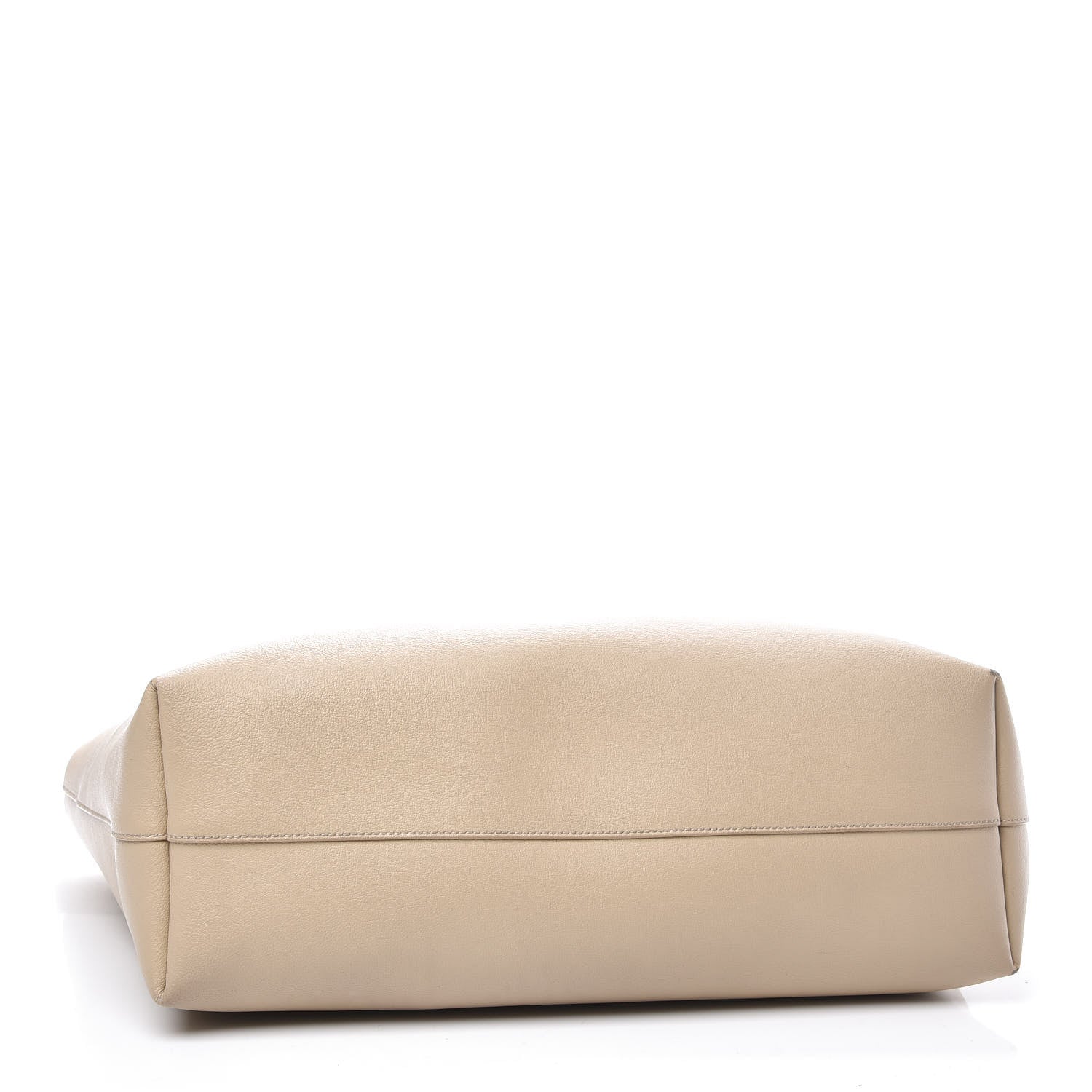 Saint Laurent Calfskin Large Shopping Tote Natural 4 of 14
