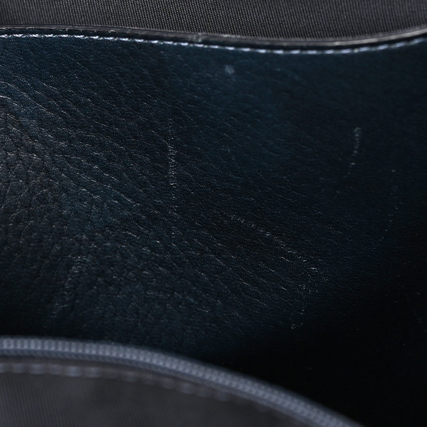 Deerskin Stitched Medium CC Shopping Tote Navy
