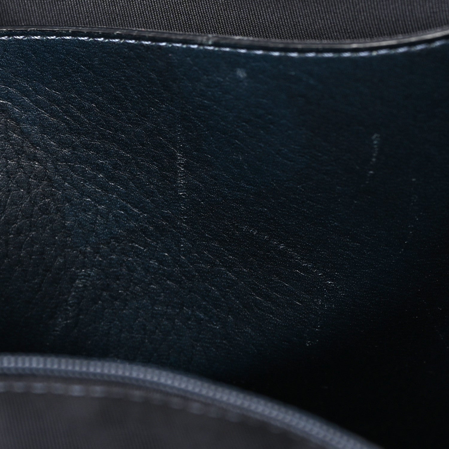 Chanel Deerskin Stitched Medium CC Shopping Tote Navy 14 of 24