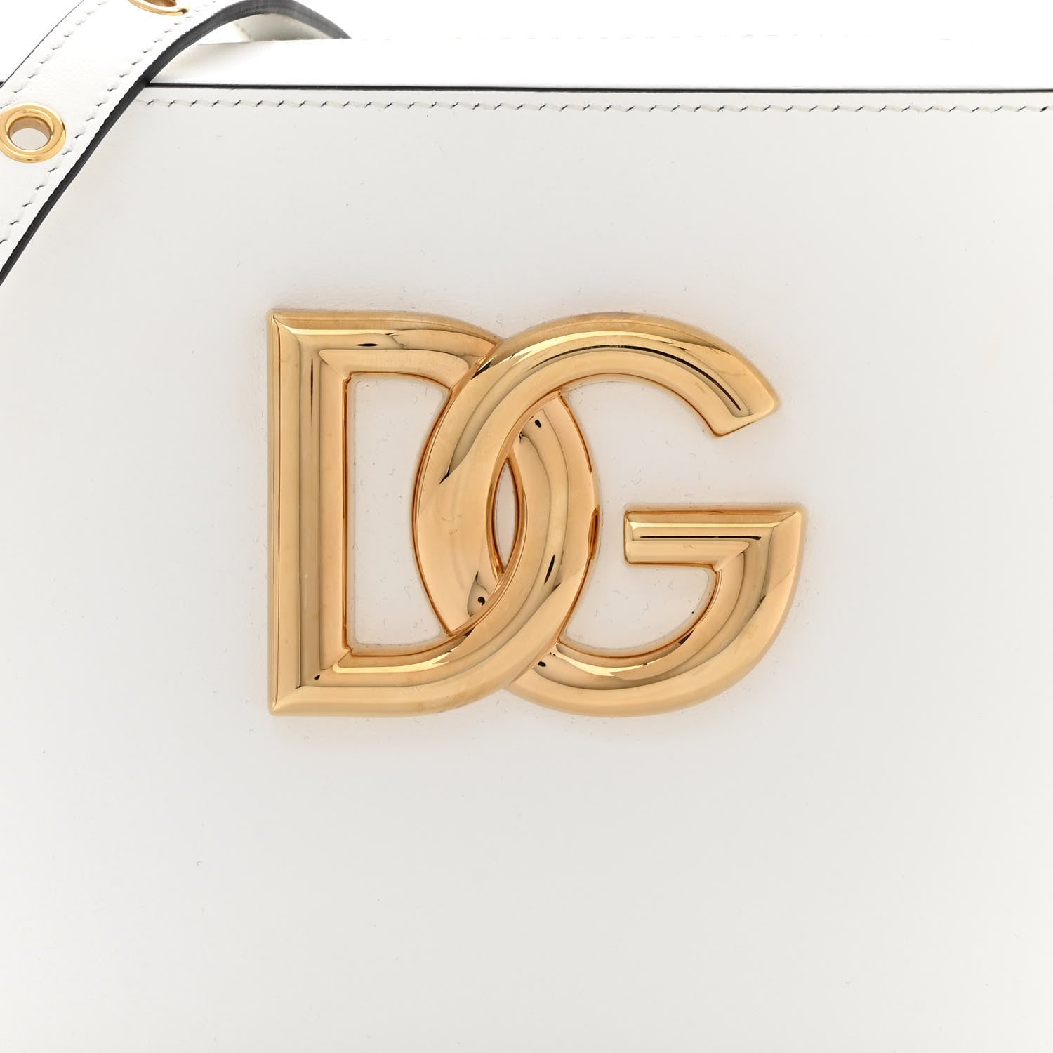 Dolce & Gabbana Calfskin 3.5 Camera Crossbody Bag White 7 of 9