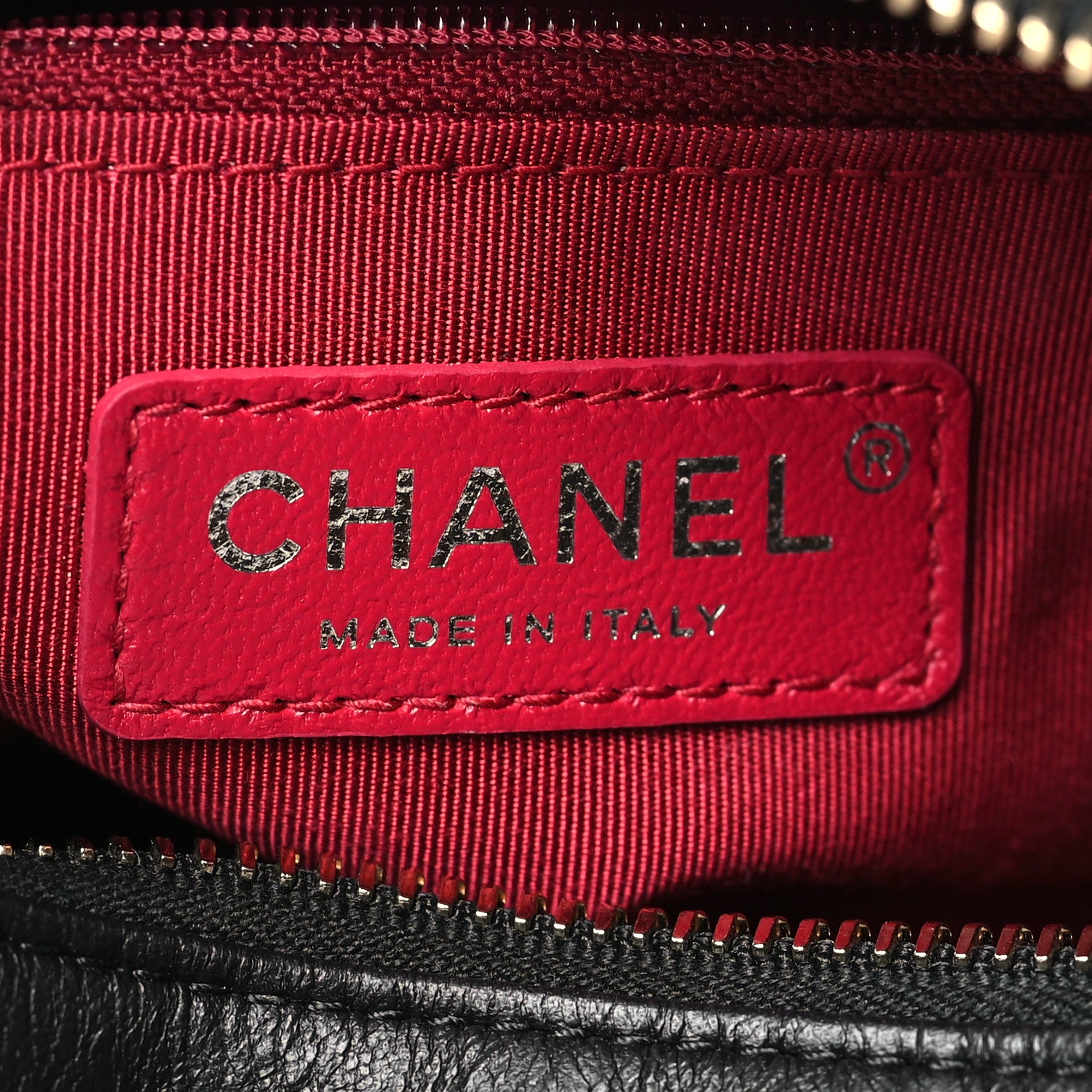 Chanel Aged Calfskin Quilted Small Gabrielle Hobo Black 5 of 9
