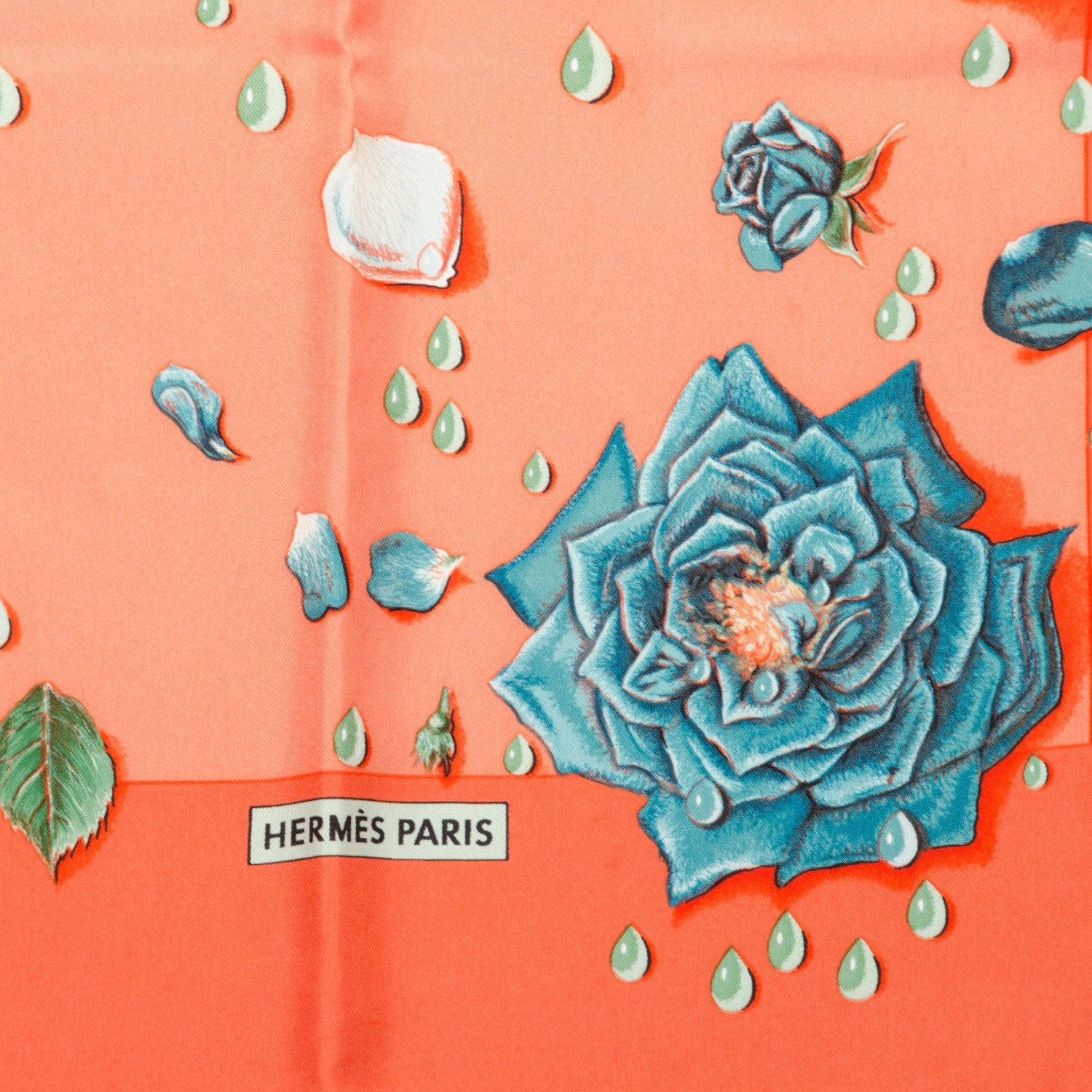 Hermes Silk La Rosee Scarf 90 3 of 5