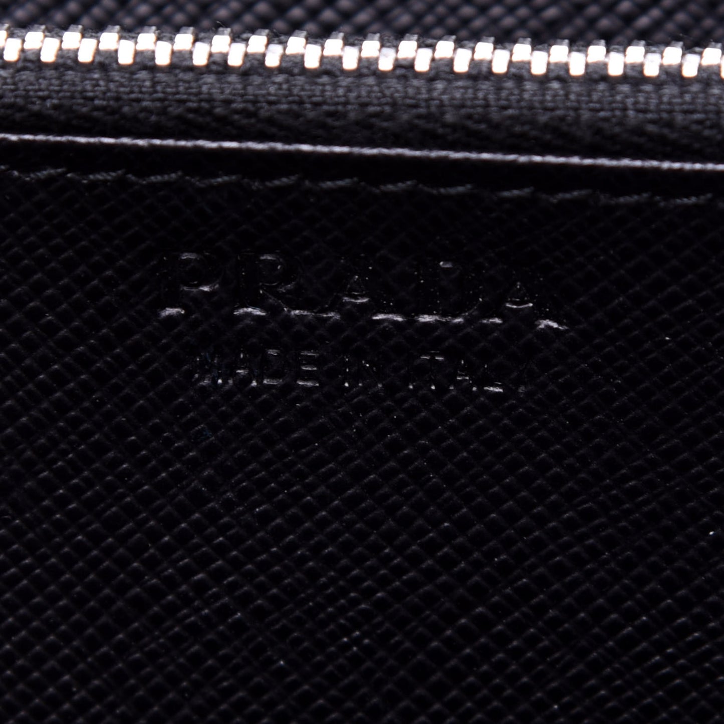 Saffiano Zip Around Wallet Black