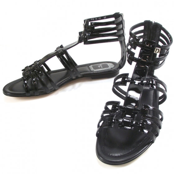 Christian Dior Patent Gladiator Sandals 37 1 of 8