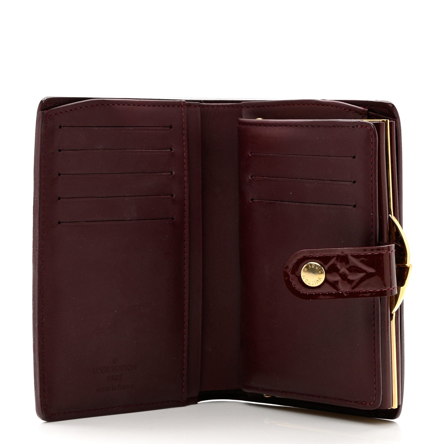 Vernis French Purse Wallet Amarante