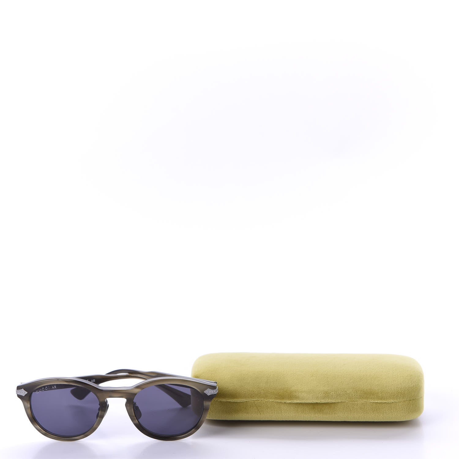 Gucci Acetate Round Metal Sunglasses GG0071S 8 of 8