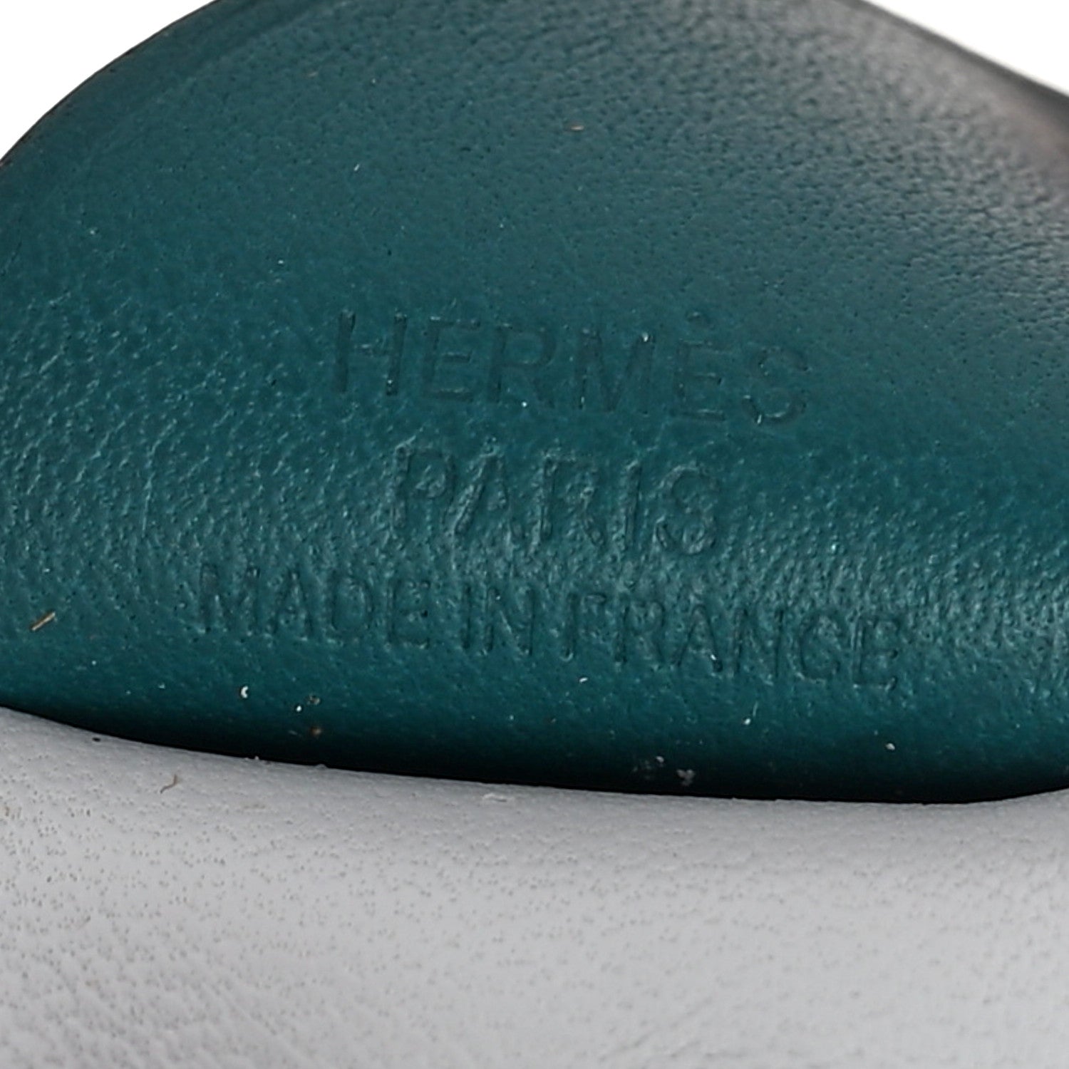 Hermes Milo Lambskin Grigri Rodeo Pegase Horse Bag Charm PM Bleu Brume Sesame Vert Bosphore 3 of 5