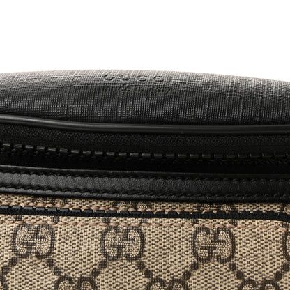 Gucci GG Supreme Monogram Belt Bag Black 8 of 10