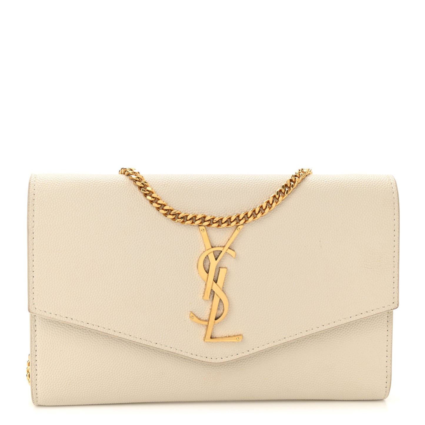 Grain De Poudre Monogram Uptown Chain Wallet Crema Soft