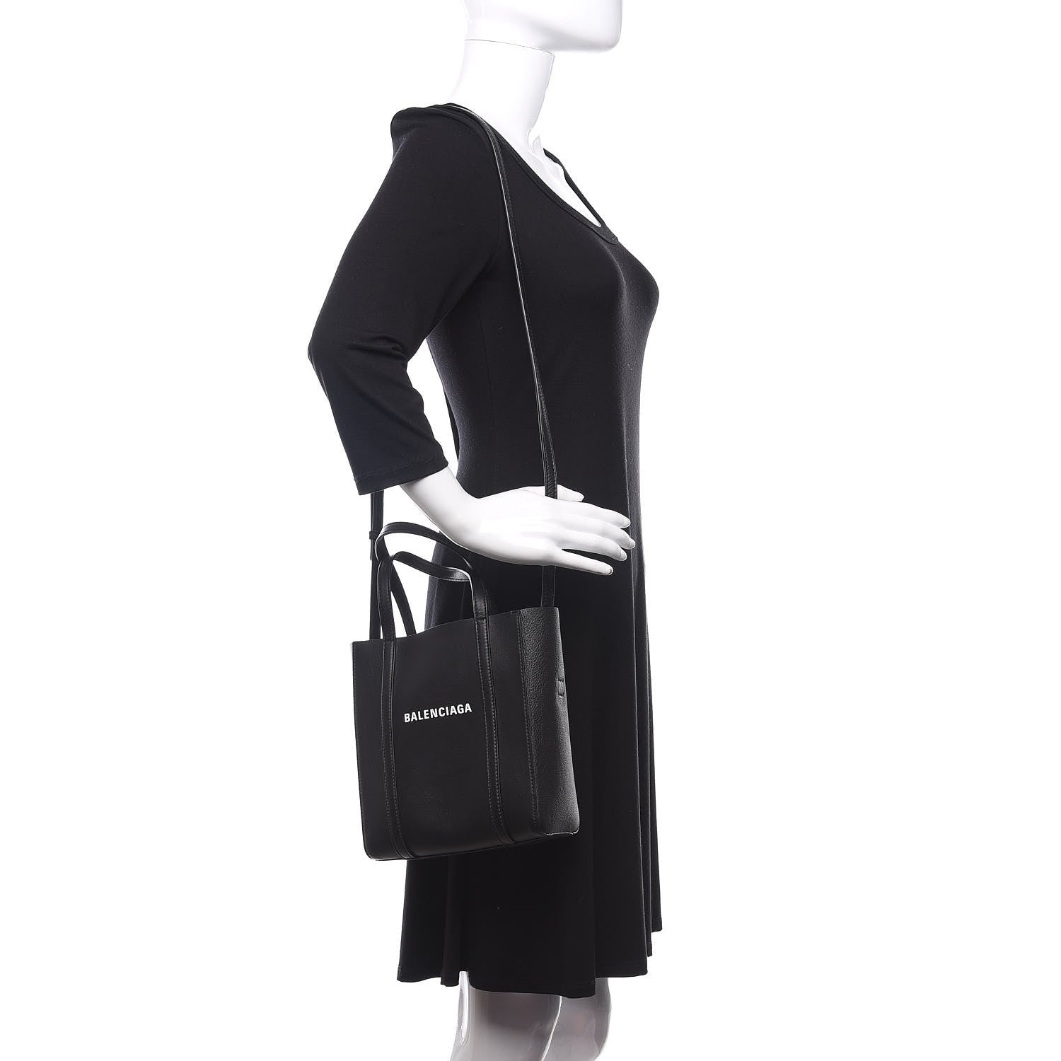 Balenciaga Calfskin XXS Everyday Tote Black 2 of 9