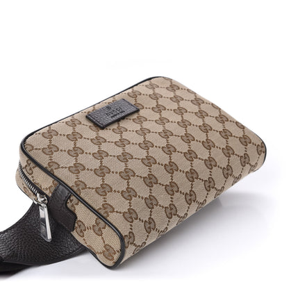 Gucci Monogram Belt Bag Dark Brown 5 of 11