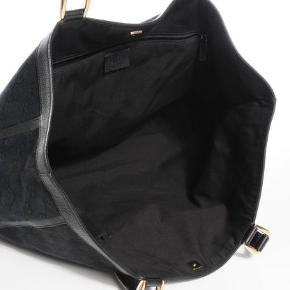 Gucci Monogram Large Abbey Tote Black 5 of 8