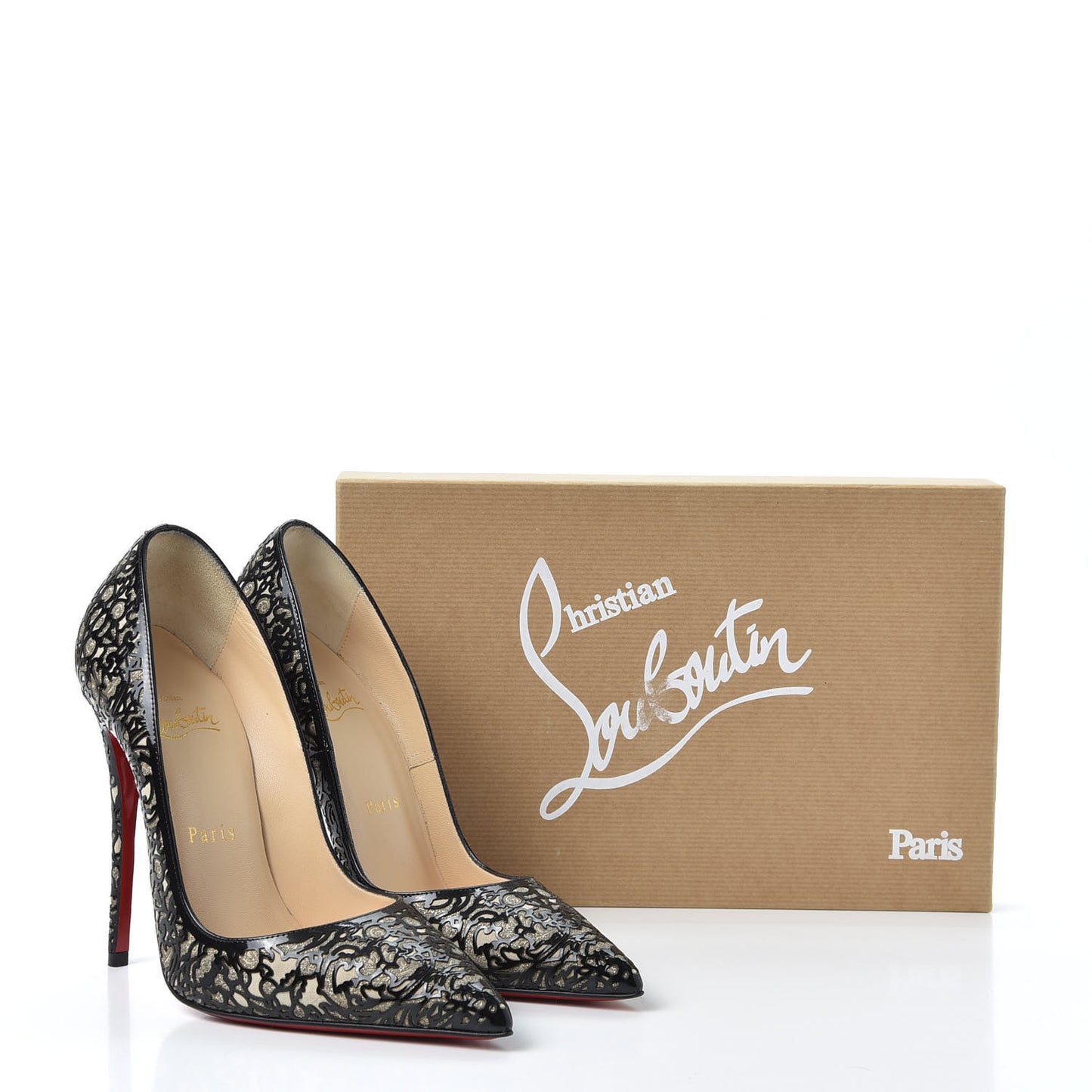 Patent Lace Glitter So Pretty 120 Pumps 37 Black