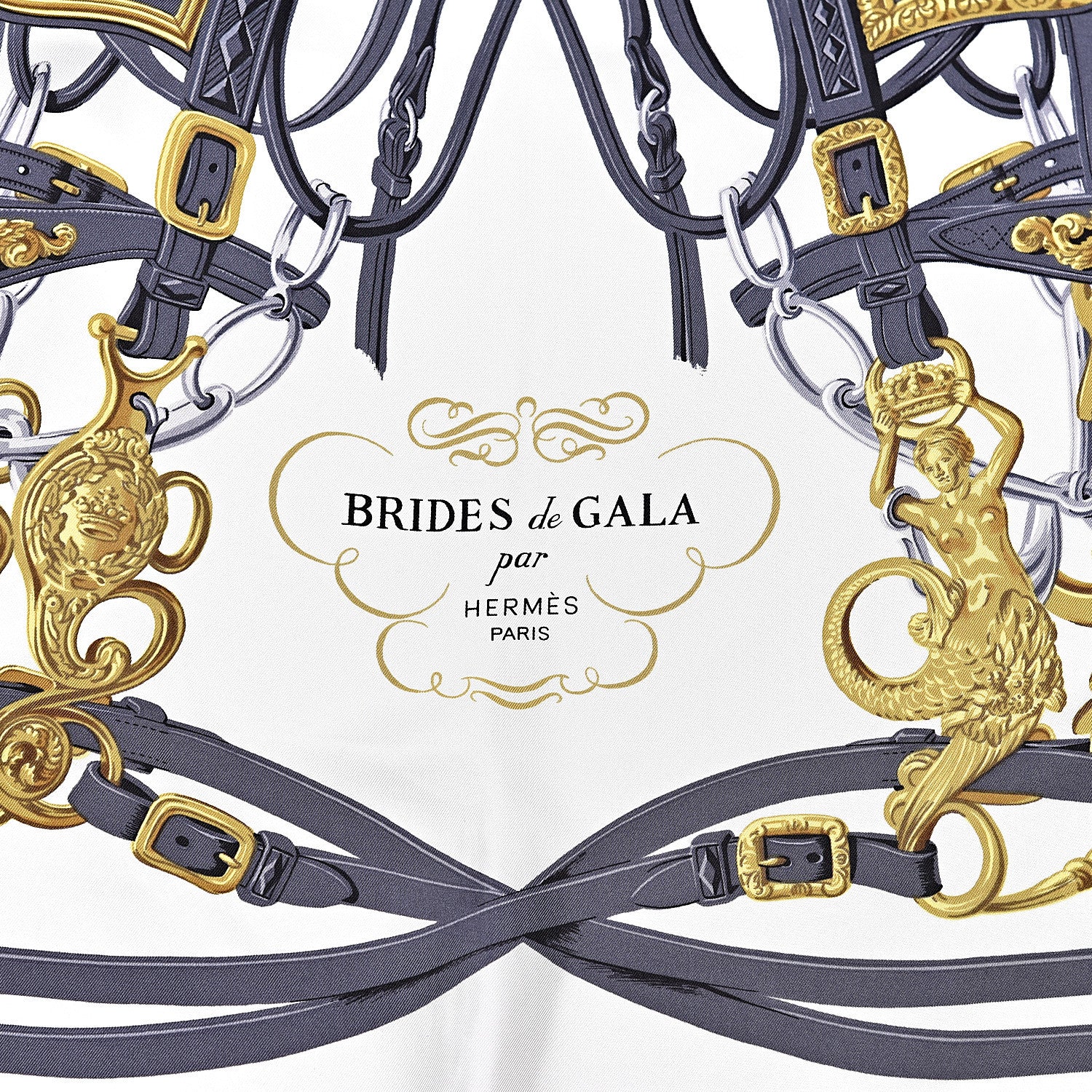 Hermes Silk Brides De Gala Scarf 90 3 of 5