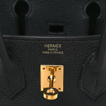 Hermes Togo Birkin 25 Black 6 of 8