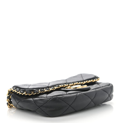Chanel Calfskin Mini Chain Me Flap Black 4 of 10