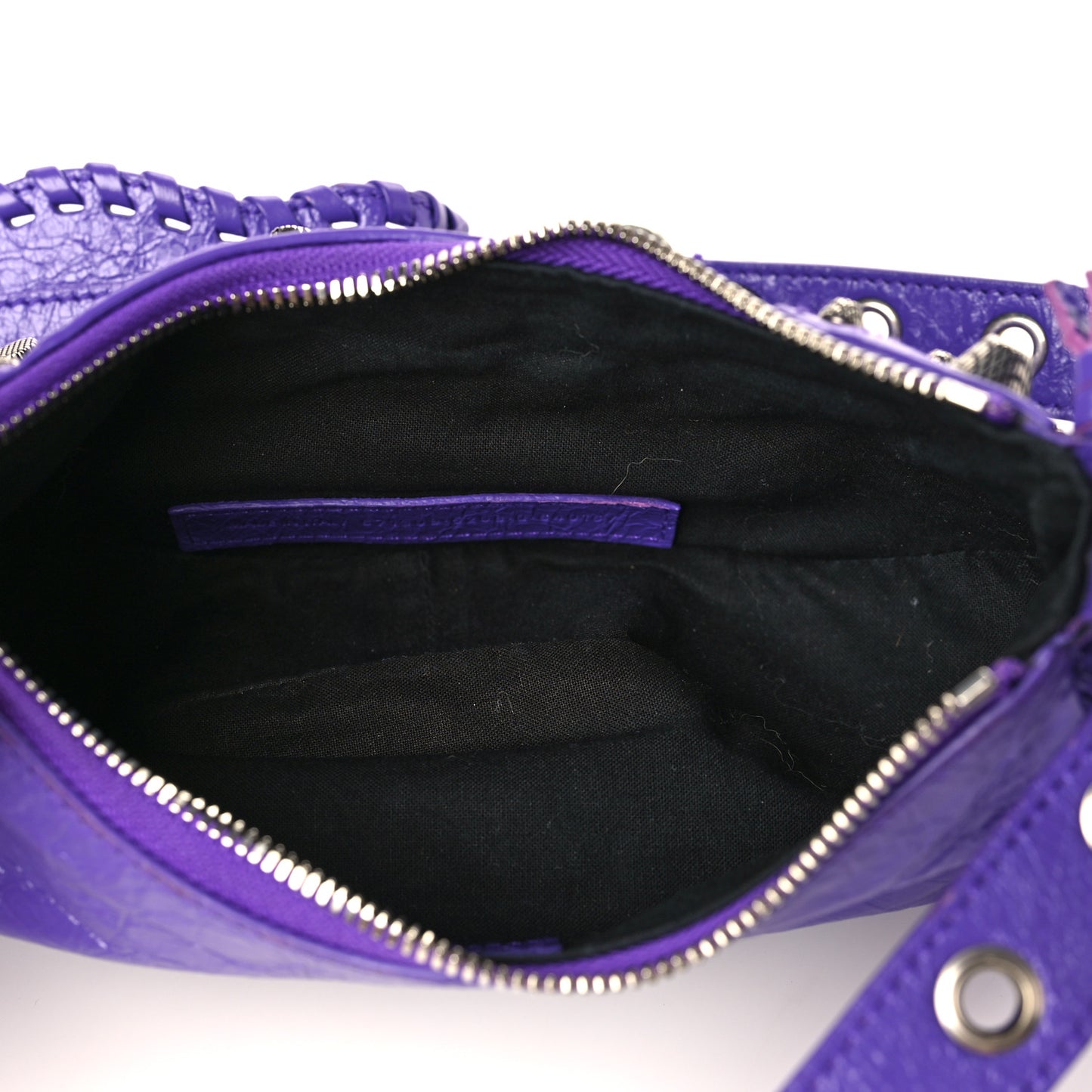 Agneau Arena Le Cagole Shoulder Bag XS Purple