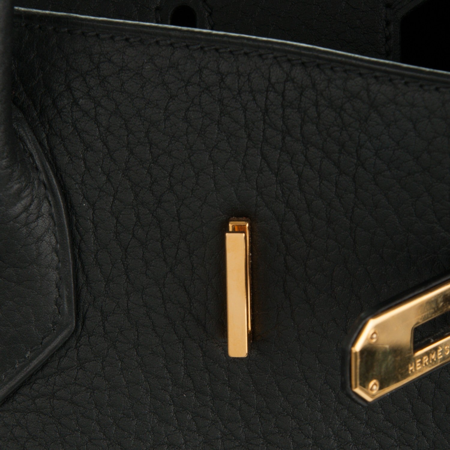 Hermes Taurillon Clemence Birkin 35 Black 12 of 24