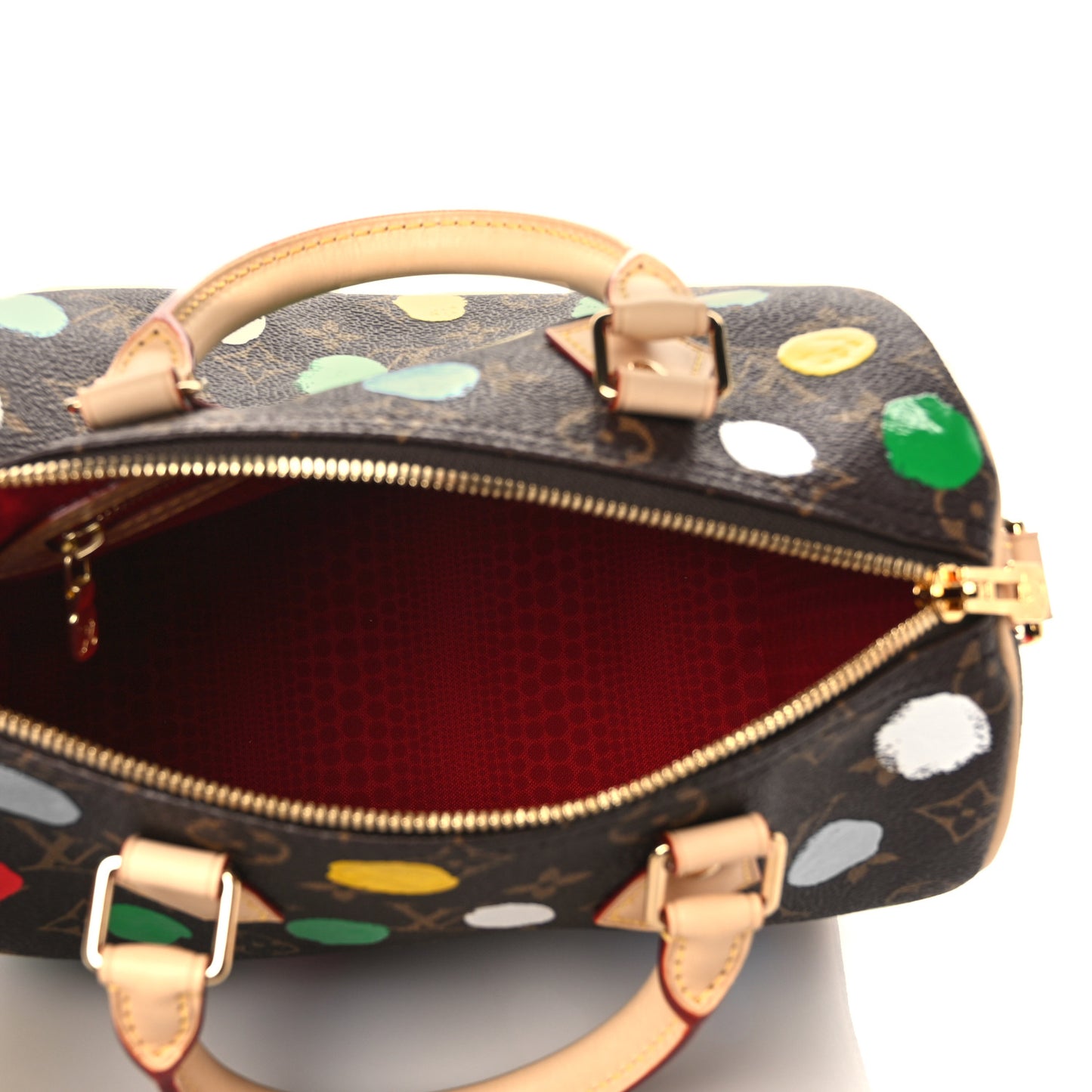 X Kusama Dots Speedy Bandouliere 25