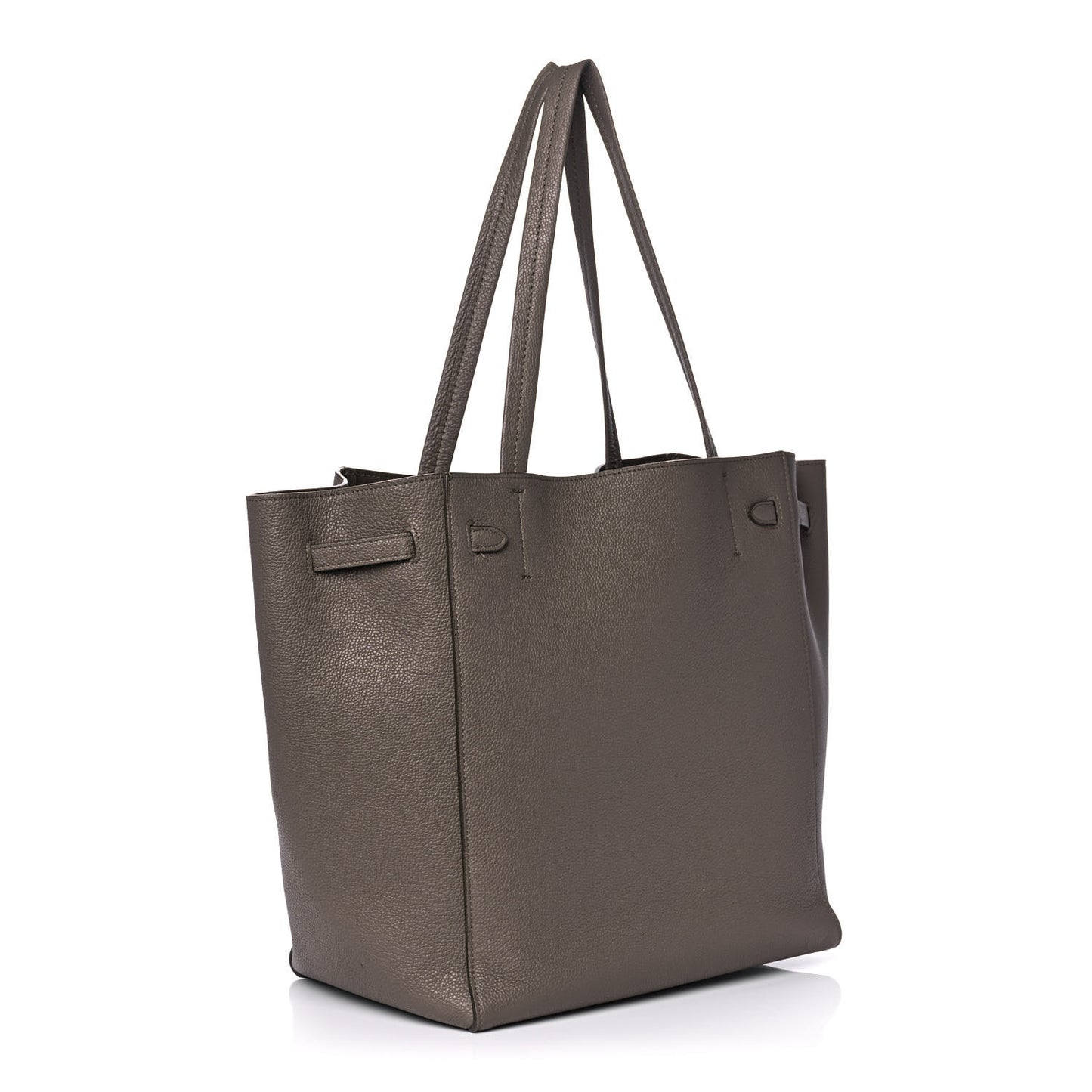 Soft Grained Calfskin Small Belt Cabas Phantom Taupe