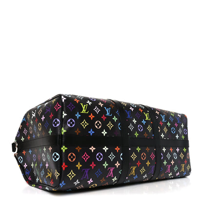 Louis Vuitton LV X TM Monogram Multicolor Keepall Bandouliere 50 Black 3 of 8