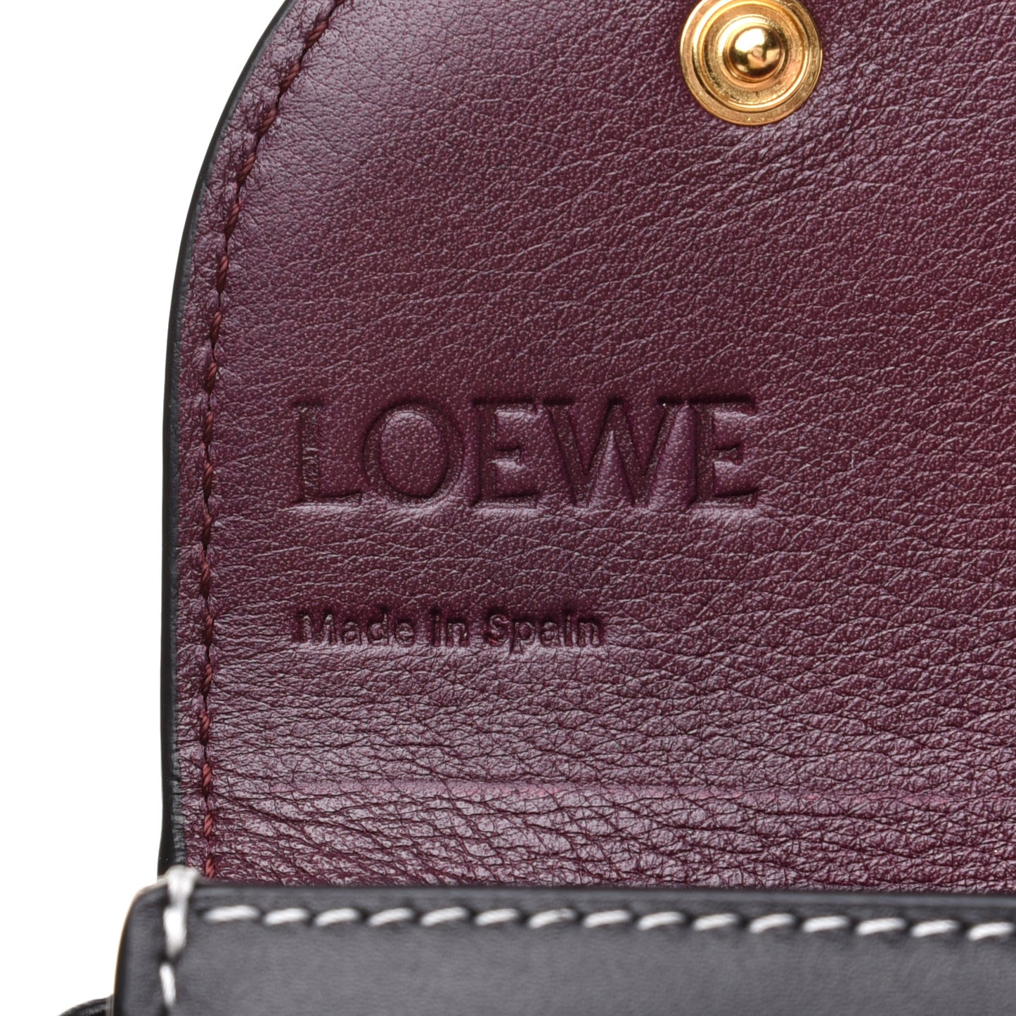 Smooth Calfskin Gate Continental Wallet Black