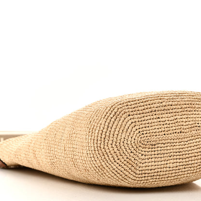 Loewe Raffia Mini Slit Tote Bag Natural Tan 8 of 9