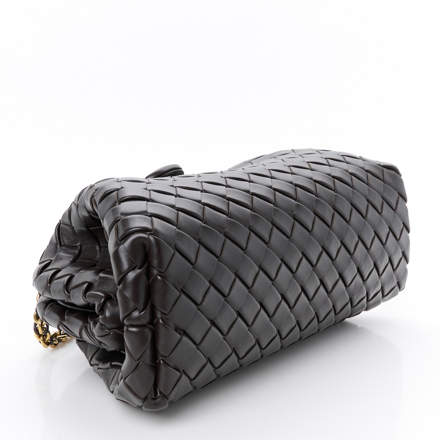 Nappa Intrecciato Teen The Lauren 1980 Clutch With Chain Fondant
