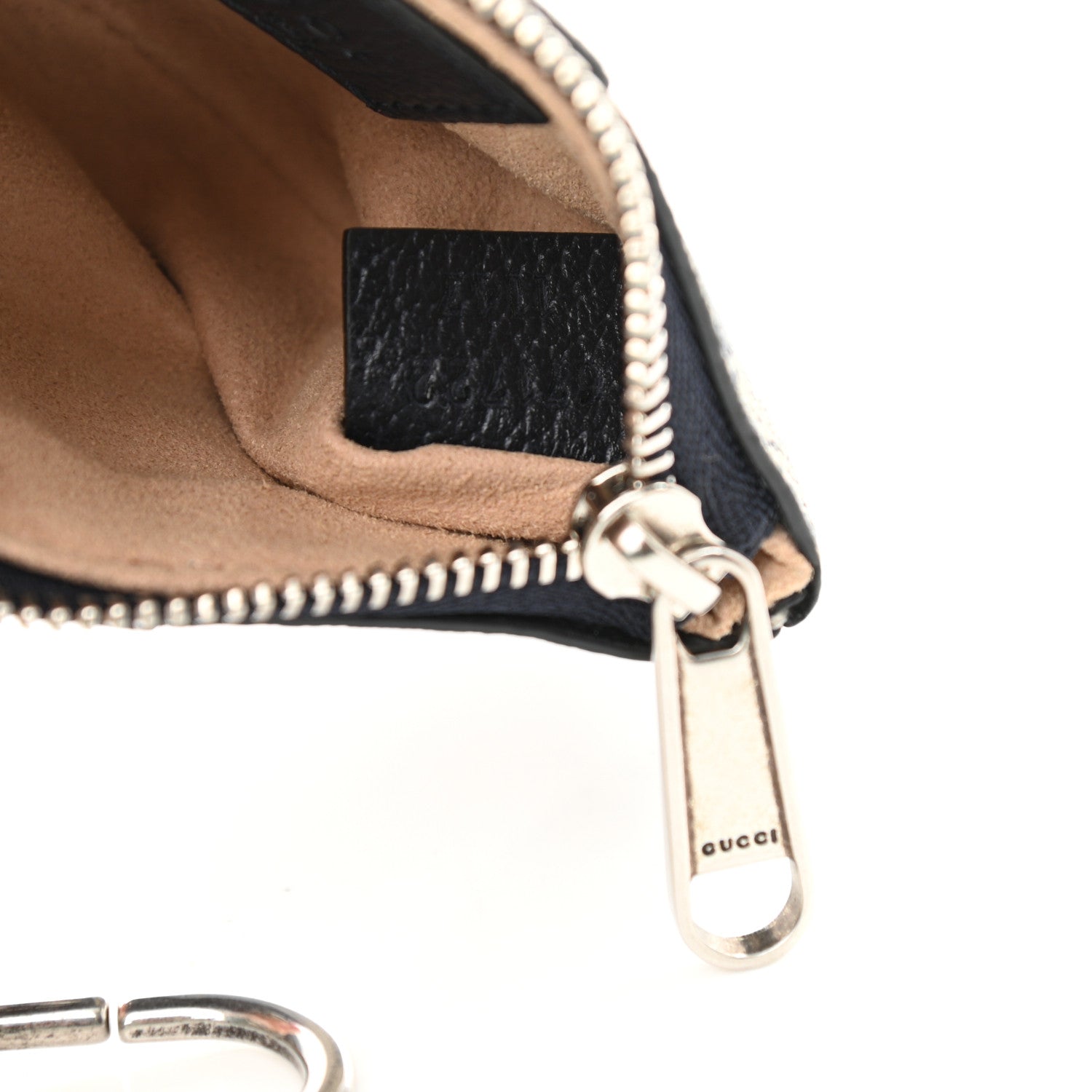 Gucci GG Supreme Monogram Web Ophidia Key Case Beige Blue 7 of 7