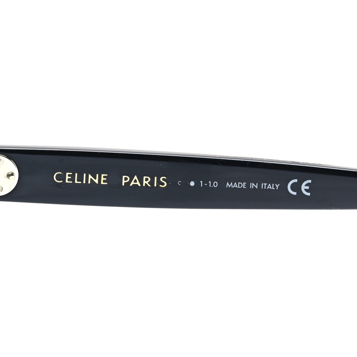 Acetate Round Sunglasses CL40147I Black