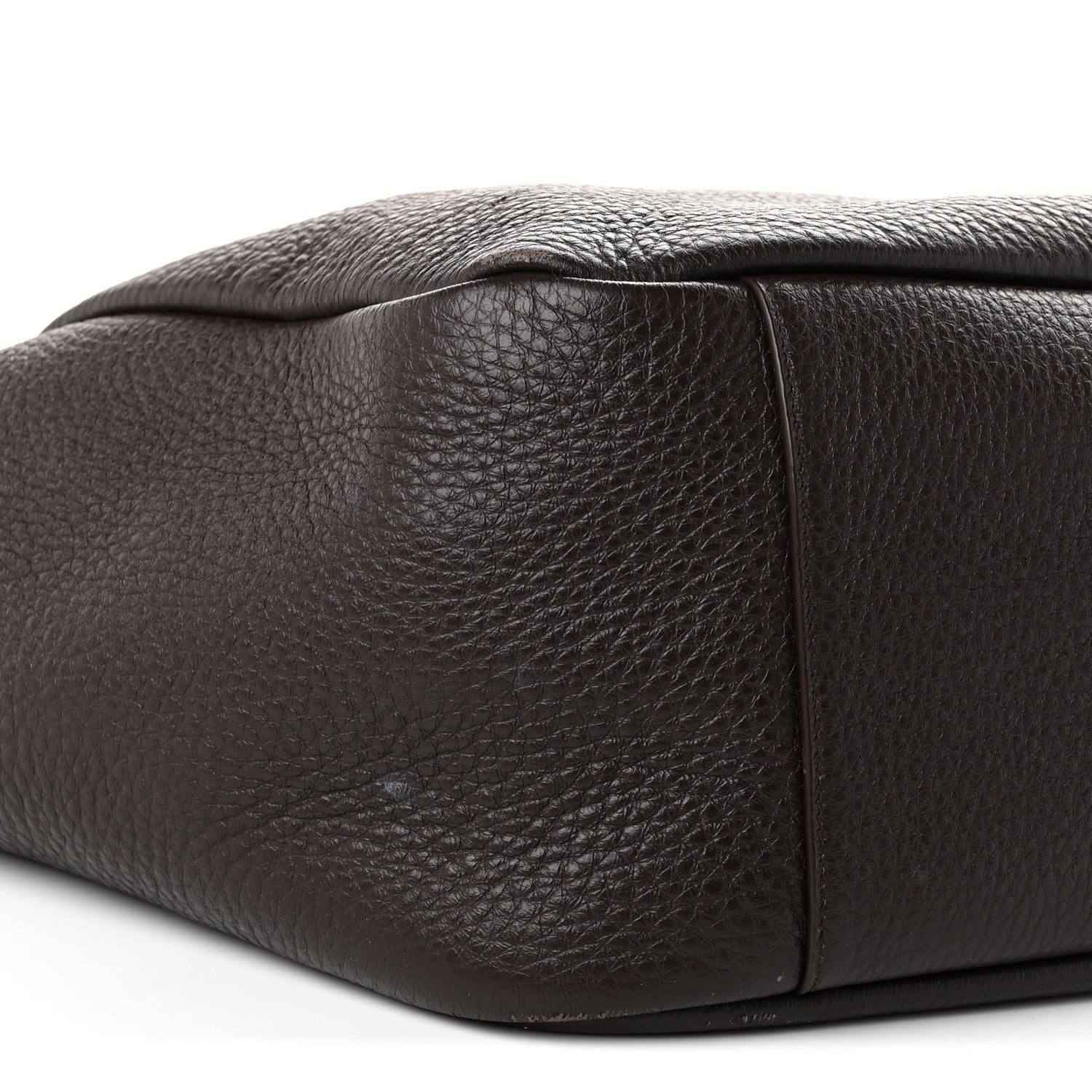 Saint Laurent Grained Deerskin Bea Tote Sweet Chocolate 9 of 12