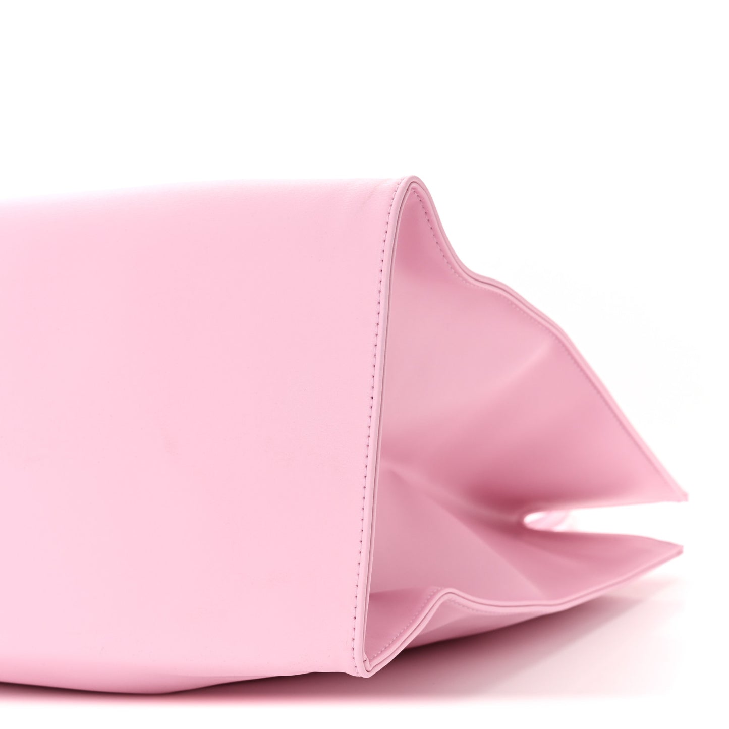 Vegan Leather Large Shopping Bag Bubblegum