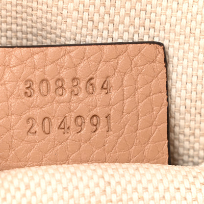 Gucci Pebbled Calfskin Small Soho Disco Bag Camelia 7 of 13