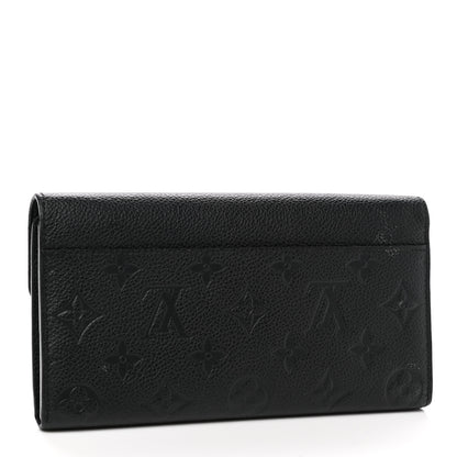 Louis Vuitton Empreinte Sarah Wallet NM Black 3 of 9
