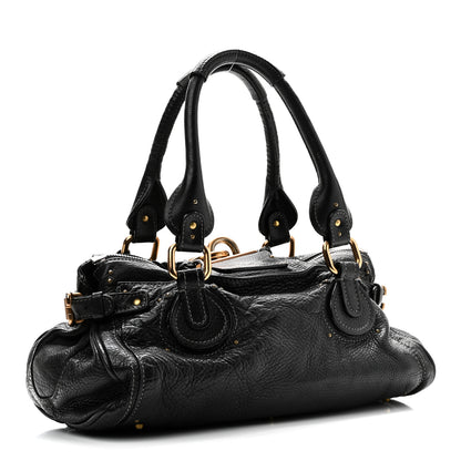 Chloe Calfskin Medium Paddington Satchel Black 3 of 9
