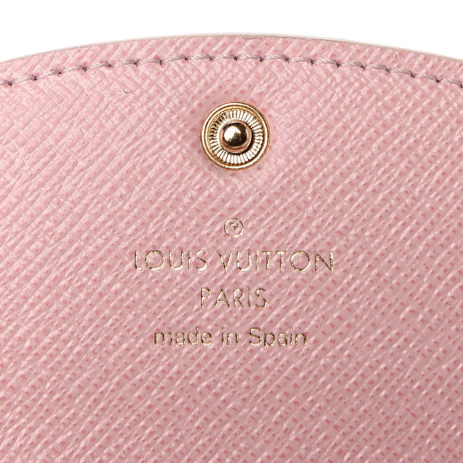 Louis Vuitton Damier Azur Rosalie Coin Purse Rose Ballerine 5 of 9
