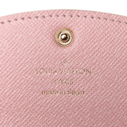 Louis Vuitton Damier Azur Rosalie Coin Purse Rose Ballerine 5 of 9