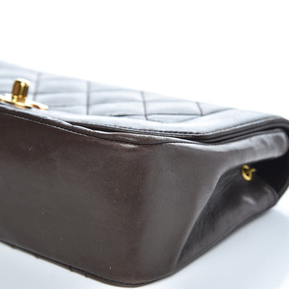 Chanel Lambskin Quilted Small Single Flap Brown 13 of 15