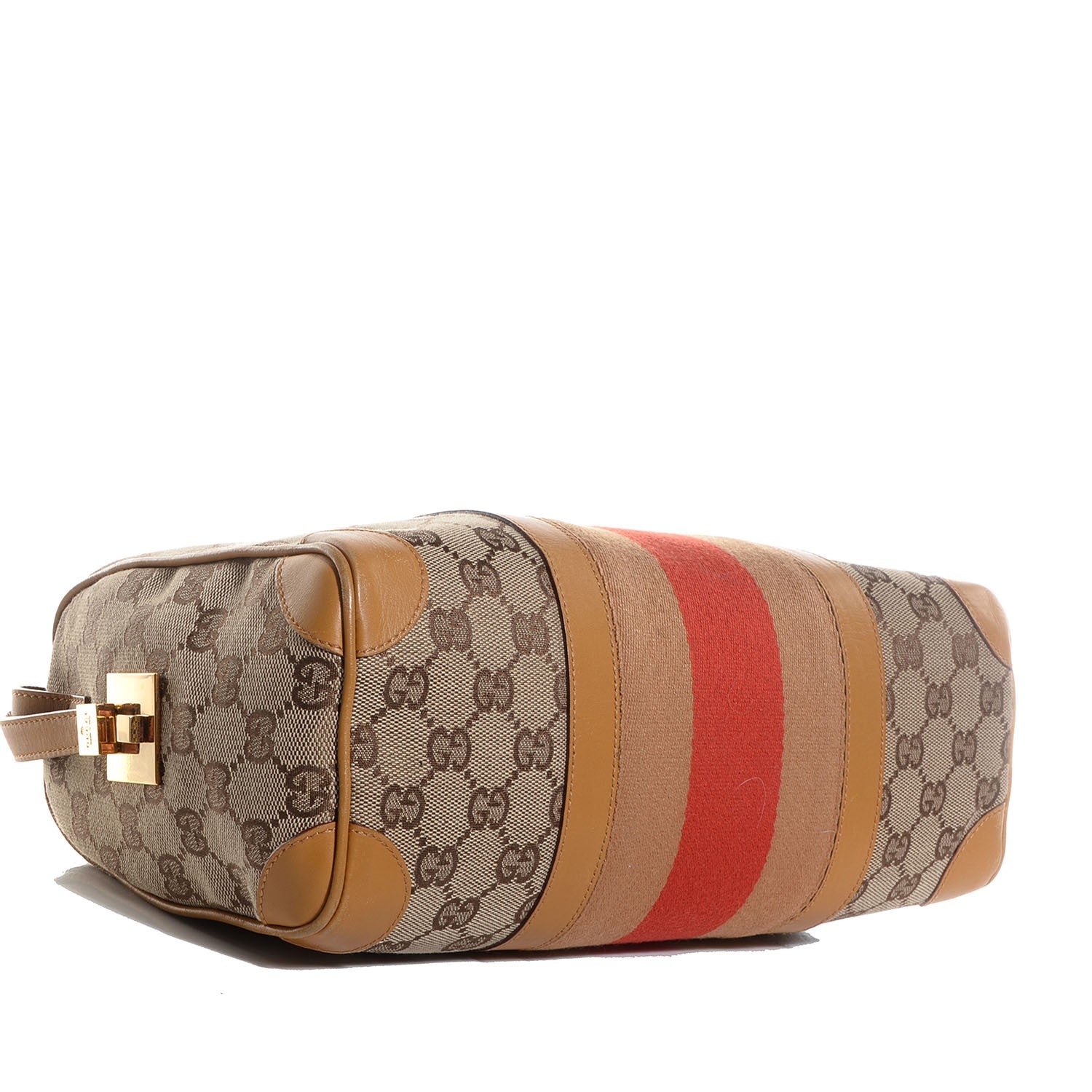 Gucci Monogram Web Boston Orange 5 of 8