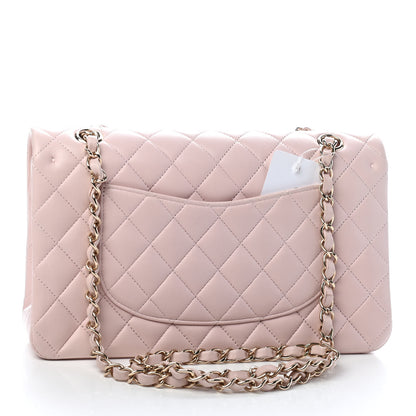 Chanel Lambskin Quilted Medium Double Flap Light Pink 3 of 9
