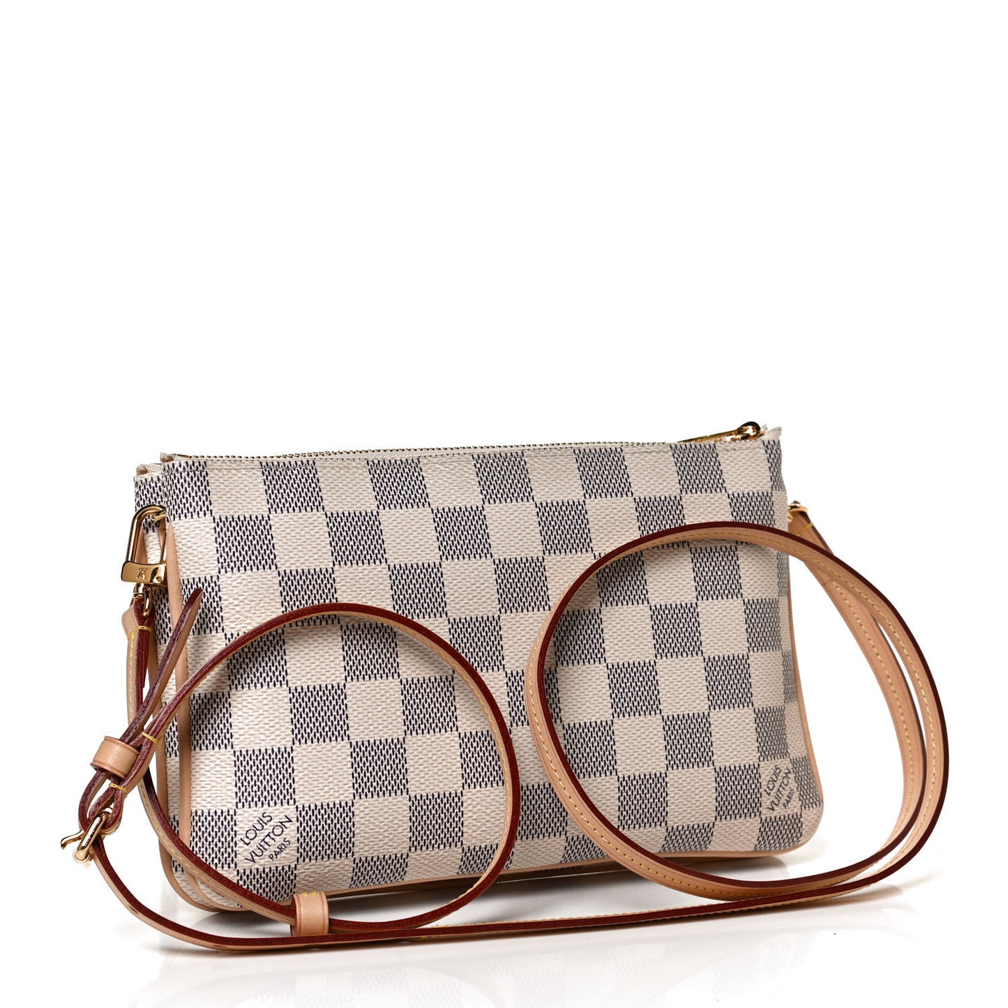 Damier Azur Double Zip Pochette