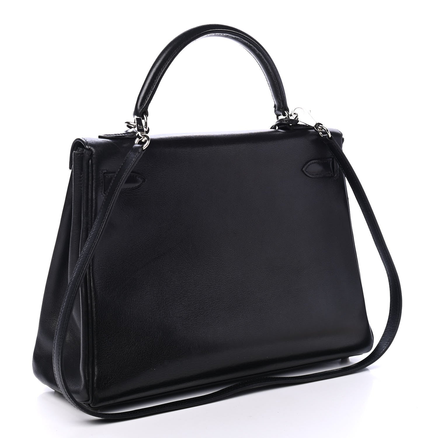 Hermes Chevre Shooting Star Kelly Retourne 32 Black 2 of 11
