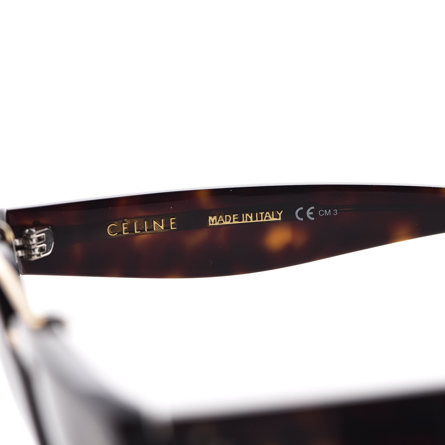 Celine Acetate Bridge Sunglasses CL41077/S Dark Havana 6 of 8