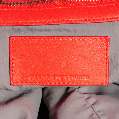Alexander Wang Lambskin Marti Convertible Backpack Cola Red with Silver Hardware 6 of 9