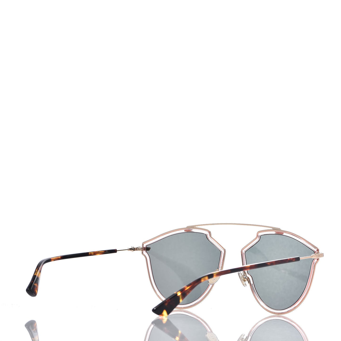 So Real Rise Sunglasses Pink Gold