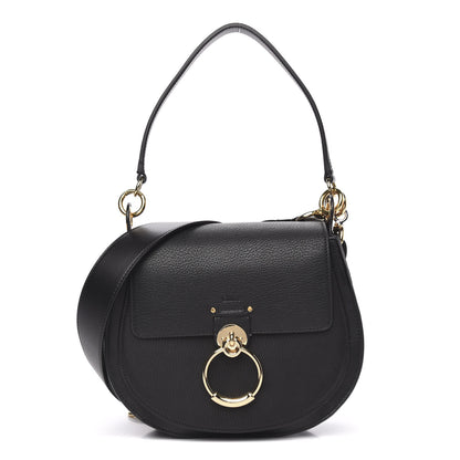 Chloe Grained Calfskin Large Tess Bag Black 1 of 11