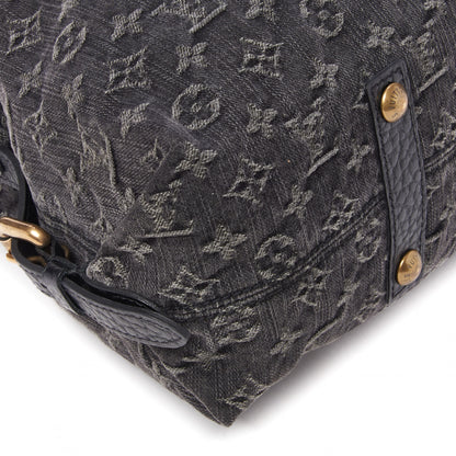 Louis Vuitton Denim Neo Cabby MM Black 6 of 8