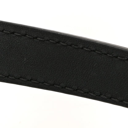 Christian Dior Ultra Matte Calfskin Mini Saddle Bag With Strap Black 12 of 14