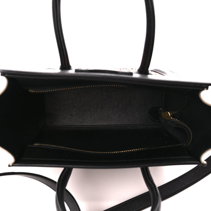 Celine Snakeskin Calfskin Nano Tri-Color Luggage Black Multicolor 5 of 11