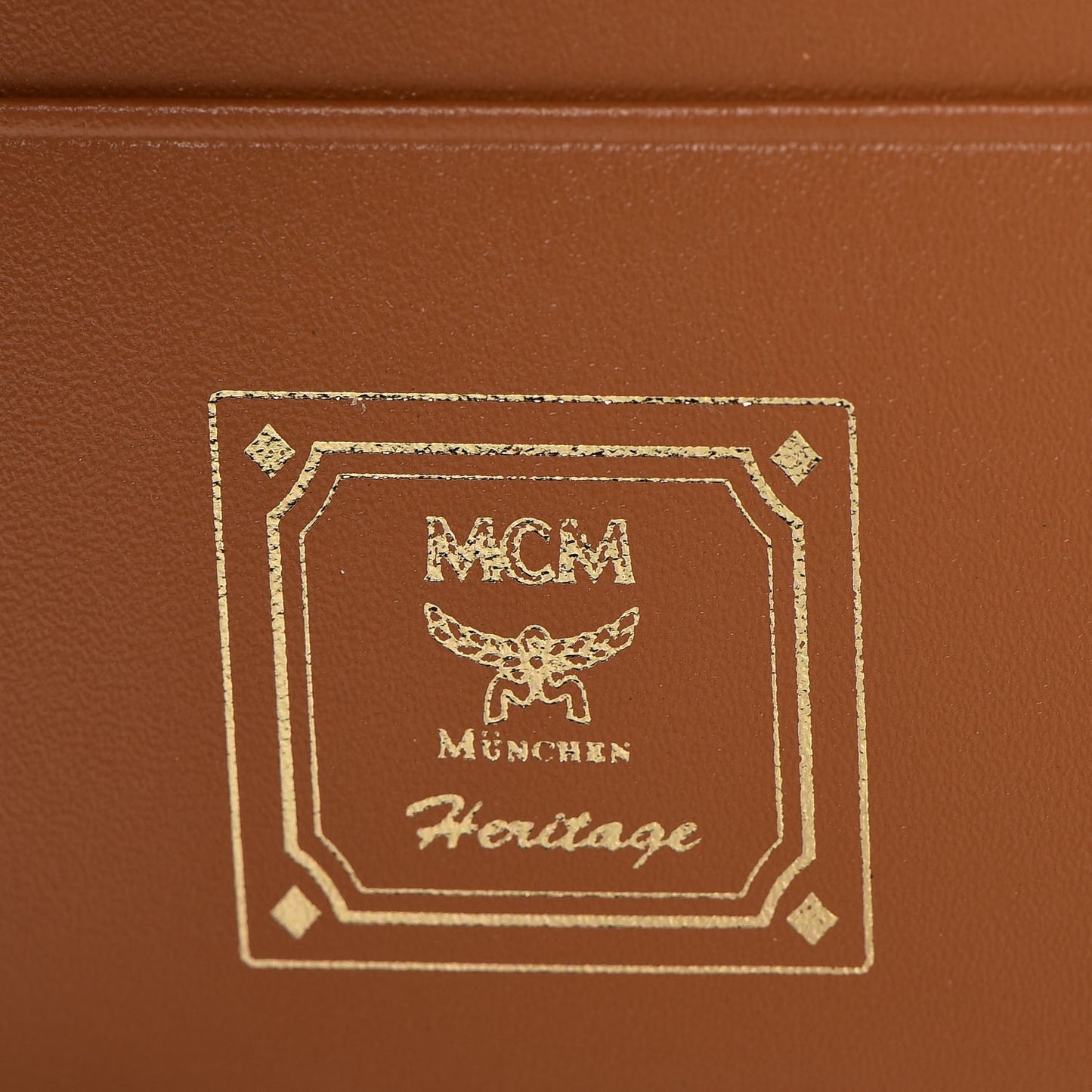 Visetos Heritage Passport Holder Cognac